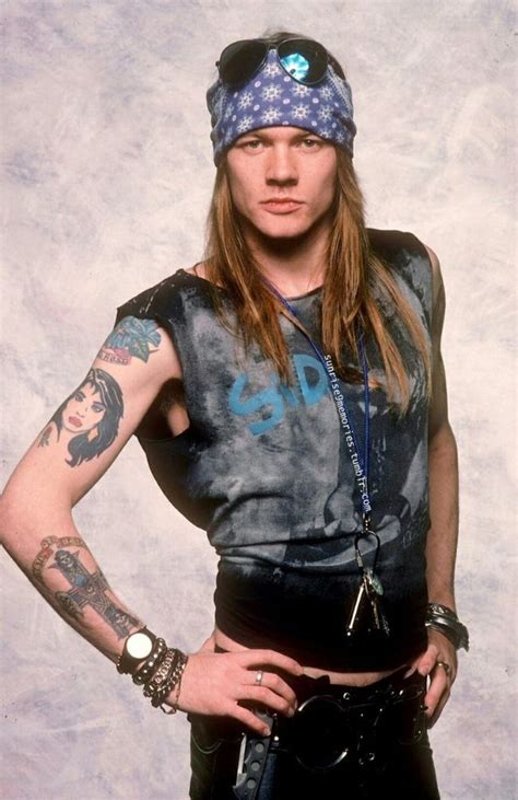Amazing Photos Of A Babe And Hot Axl Rose In The S Vintage Everyday