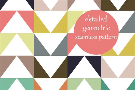 Geometric Block Pattern Graphic By Brightgrayart · Creative Fabrica