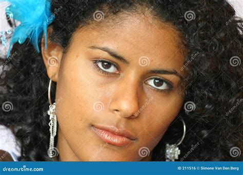 Brazilian Woman With Afro Hair Hold Amapa Flag On White Background