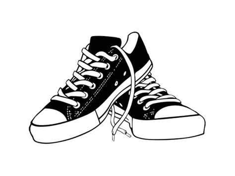 Converse Shoes Svg Png Vector Image Layered Clip Art
