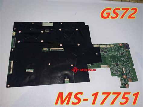 Laptop Motherboard Ms 1775 For Msi Gs70 Ms 17751 Ddr4 I7 6700hq Cpu