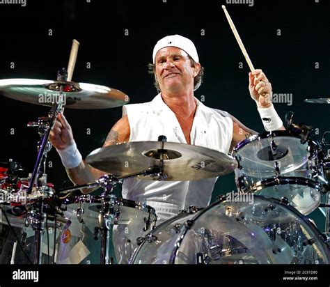 Red Hot Chili Pepper Drummer Chad Smith Performs With The Rest Of The