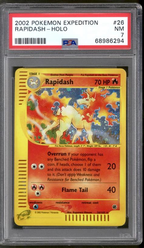 Pokemon Expedition Rapidash 26165 Psa 7 Da Card World
