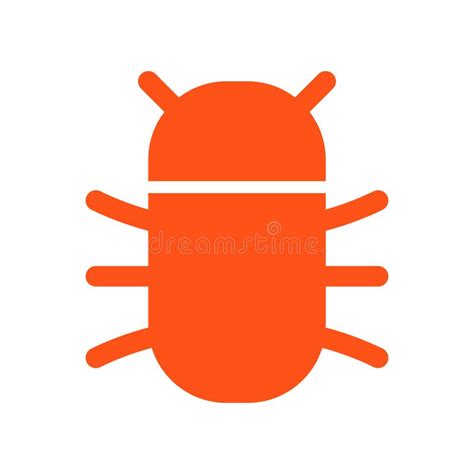 Computer Bug Icon Stock Vector Illustration Of Flat 118938518