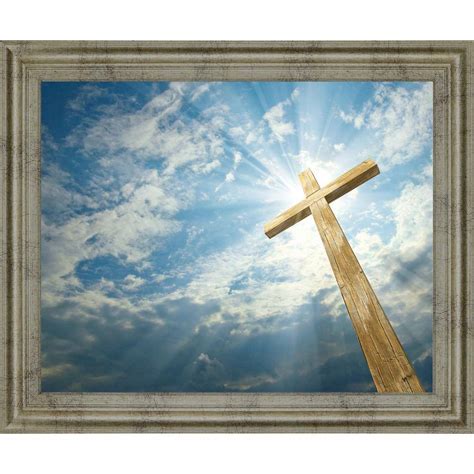 Classy Art Cross In The Sky By Viadischern Framed Photo Print