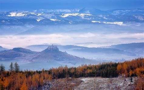 Wallpaper Trees Landscape Forest Fall Mountains