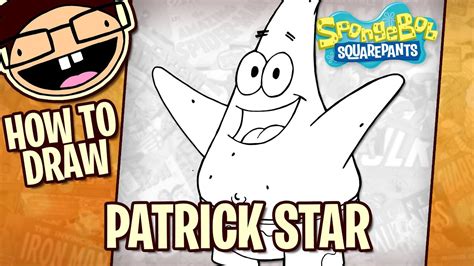 How To Draw Patrick Star Spongebob Squarepants Narrated Step By Step Tutorial Youtube