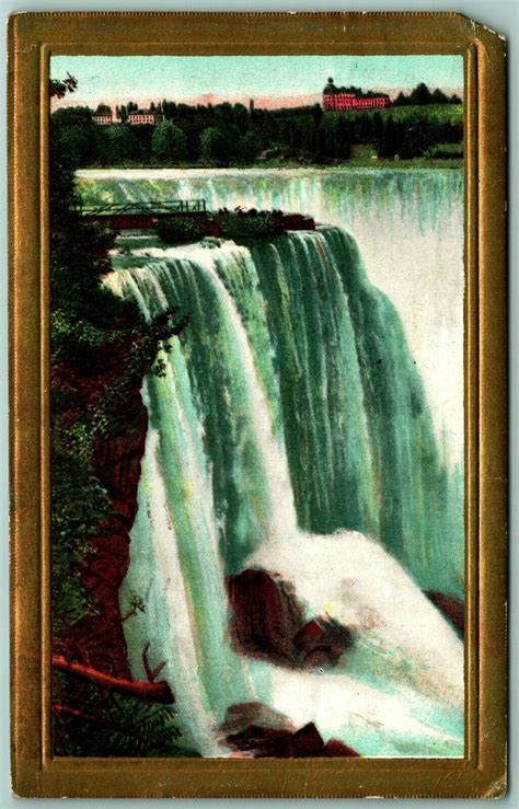 Niagara Falls New York Ny Embossed Gilt 1910 Db Postcard H10 United States New York