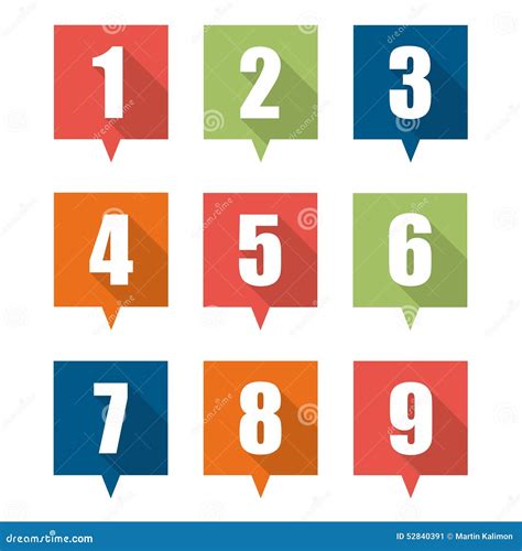 Set Of Number Icons 0 9 Pixel Numbers Vector Illustration