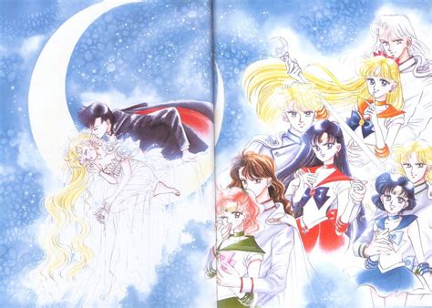 Princess Serenity Prince Endymion Sailor Senshi And Dark Kindoms Generals Sailor Moon Art