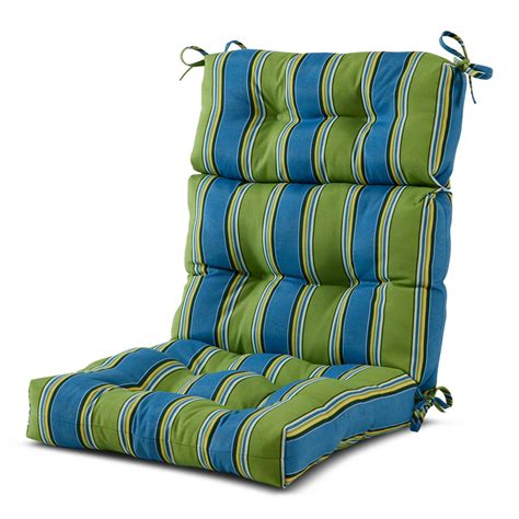 Cayman Stripe 44 X 22 In Outdoor High Back Chair Cushion