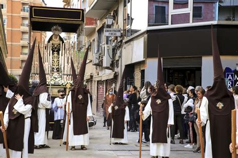 Easter Parade In Procession Of Holy Week In Elche Spain Editorial