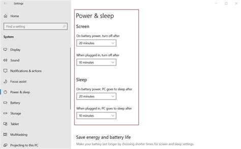 How To Change Power And Sleep Settings In Windows 1110