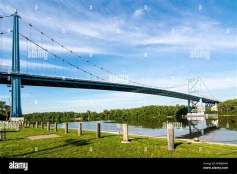 A Panoramic View Of Downtown Toledo Ohios Anthony Wayne Bridge Or High