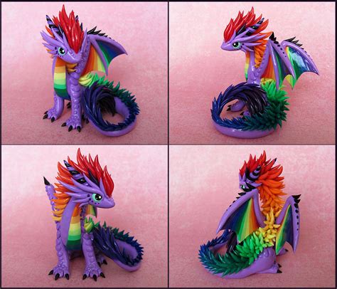Purple Rainbow Dragon By Dragonsandbeasties On Deviantart