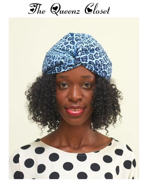 Satin Lined Turban African Fashion Printed Satin African Crafts