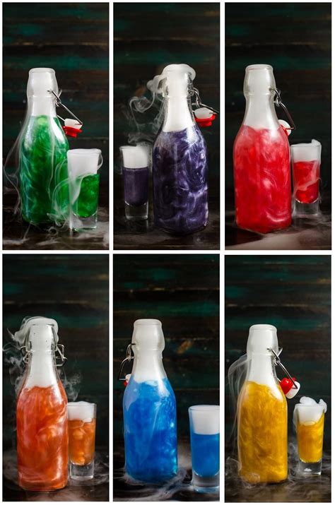 how to make flavored shimmery liqueur at home rainbow colors video original recipe artofit