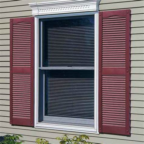 How to install exterior shutters (stationary) with screws. Vinyl Exterior Shutters Gallery - Decorative Shutters