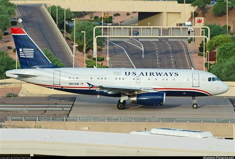N801aw Us Airways Airbus A319 At Phoenix Sky Harbor Intl Photo Id