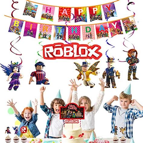 Roblox Roblox Motto Party Supplies Roblox Party Favor Roblox Hanging