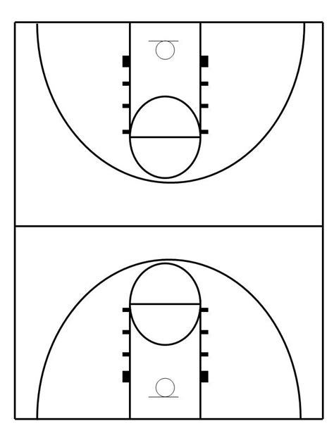 Ppfullcourtv1 720×960 Basketball Court Layout
