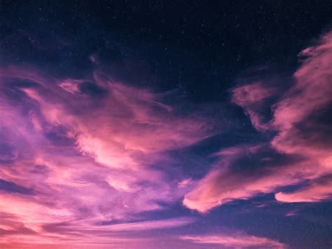 4032x3024 Cloud View Color Night Time Purple Star Night Sly Sky