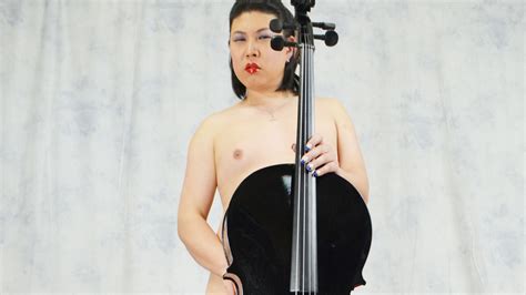 Krissy U Naked Cello