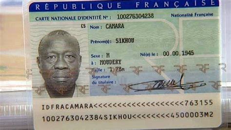 The french national identity card (french: Sikhou Camara, français pendant 33 ans et désormais sans ...