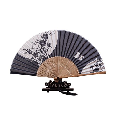 Kreigaven Folding Fans Handheld Fans Bamboo Fans With Tassel Hand Holding Fans For Wall