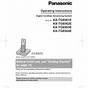 Panasonic Kx-tg6581 Manual