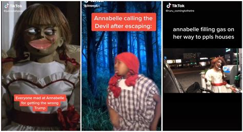 Annabelle Escaped Tiktok Memes Stayhipp