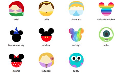 Disney Icons On Behance Disney Icons Disney Icon Disney