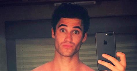 Darren Criss Teases Fans With Basically Naked Mirror Selfie