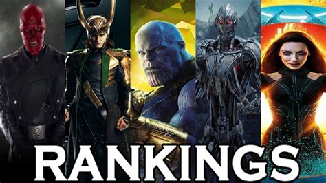 Marvel Cinematic Universe Villains Rankings Worst To Best Youtube