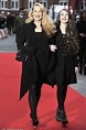 All grown up: Jerry Hall and her eldest child, Elizabeth at the opening ...