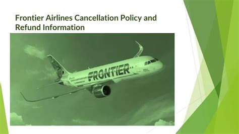 Ppt Frontier Airlines Cancellation Policy Powerpoint Presentation