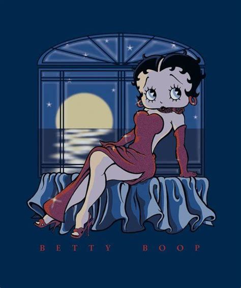 Betty Boop Wall Art Digital Art Boop Moonlight By Brand A Betty