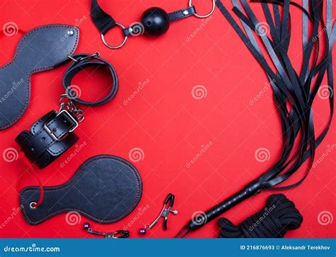 bdsm toys for sex and punishment in form a frame stock image image of beautiful bdsm 216876693