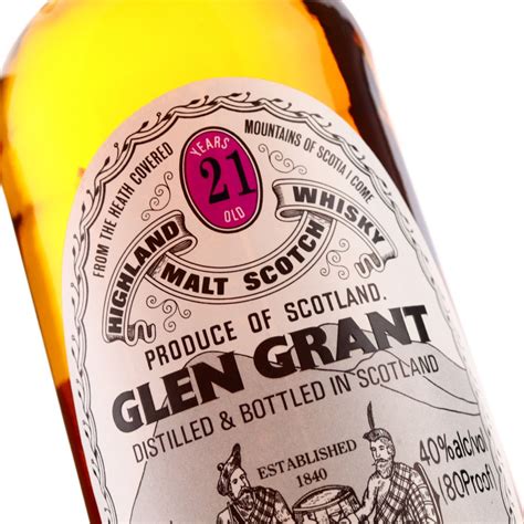 Glen Grant 21 Year Old Gordon And Macphail 75cl Us Import Whisky Auctioneer