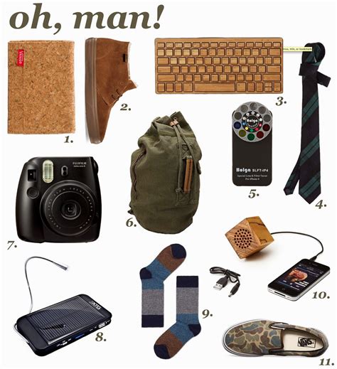 Men have a reputation as being hard to find gifts for, but that isn't necessarily the case. The Spinsterhood Diaries: Gift Guide: Oh, Man!