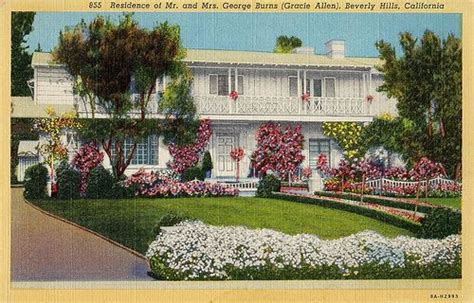 Residence Of Mr And Mrs George Burns Gracie Allen Beverly Hills