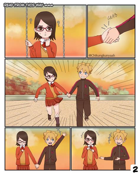 This Art Is Inspired By The 4th Boruto Novel Sarada Remembered