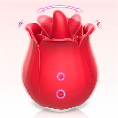 Tongue Licking Rose Toy For Women Pleasure Clitoral Vibrator Nipples Stimulator For Clitoris