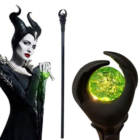 Maleficent Scepter Staff Cosplay Prop Witch Props Maleficent Costume Maleficent