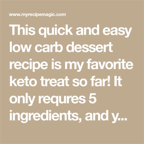 100 calories, 6 g fat (2.5 g saturated), 0 g carbs, 290 mg sodium, 0. Easy Keto Chocolate Frosty (The BEST low carb dessert recipe, ever!) | Low carb desserts ...
