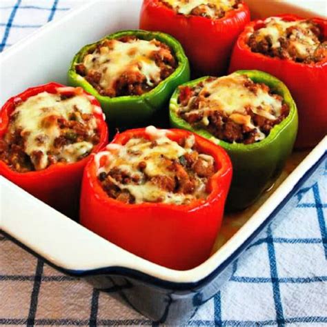 Stuffed Peppers With Italian Sausage And Ground Beef Video Kalyns