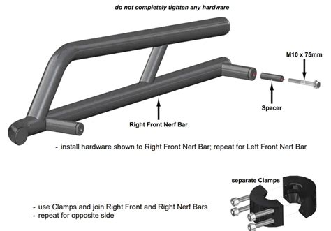 Superatv Polaris Rzr Pro Xp Heavy Duty Nerf Bar Installation Guide