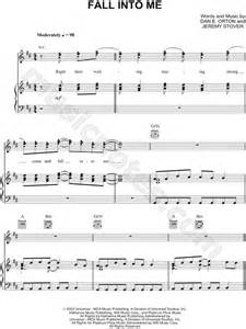 Emerson Drive Fall Into Me Sheet Music In D Major Download And Print