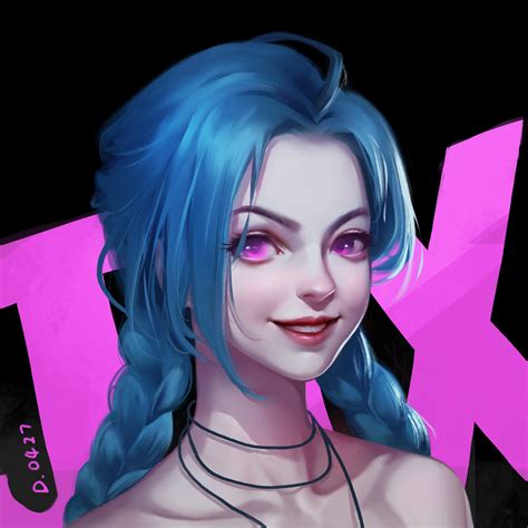 Wallpaper Jinx League Of Legends League Of Legends Video Games Video Game Art Video Game