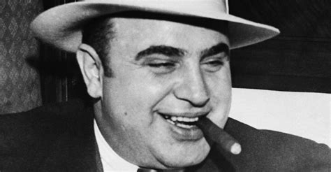 Gangster Al Capone Smoking Cigar Al Capone And Prohibition Pictures Prohibition History